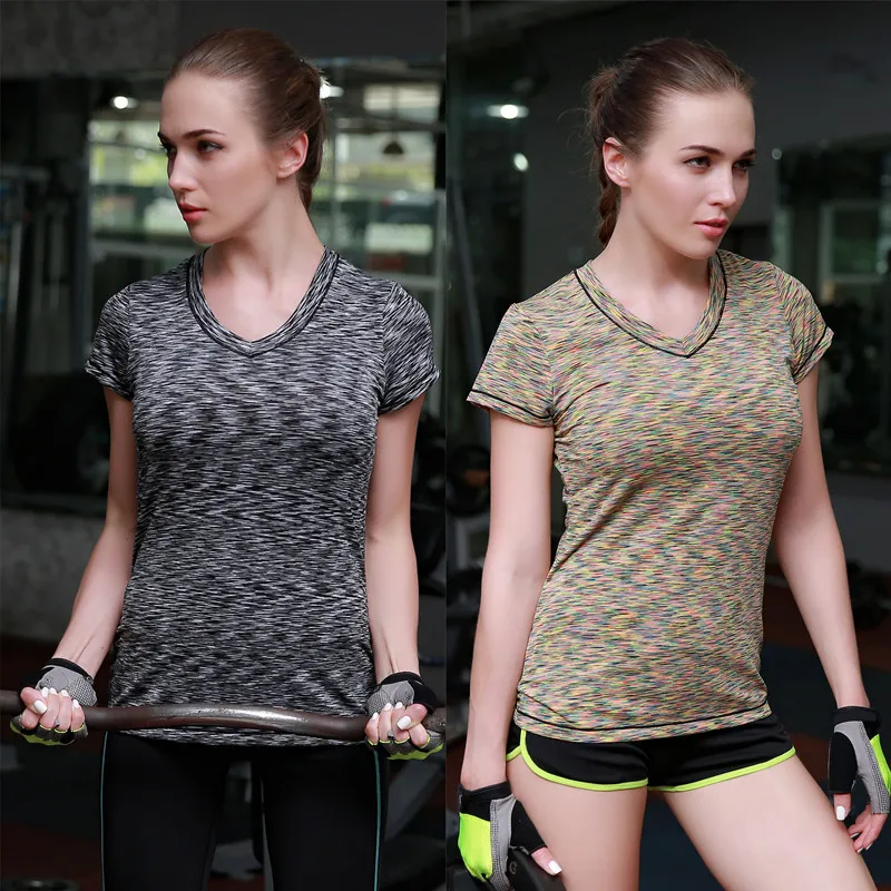 

2016 New Training Exercise Running Clothing Women Yoga Gym Vest Workout Fitness Tops Sports T Shirt Sportswear Tee Tank Clothes