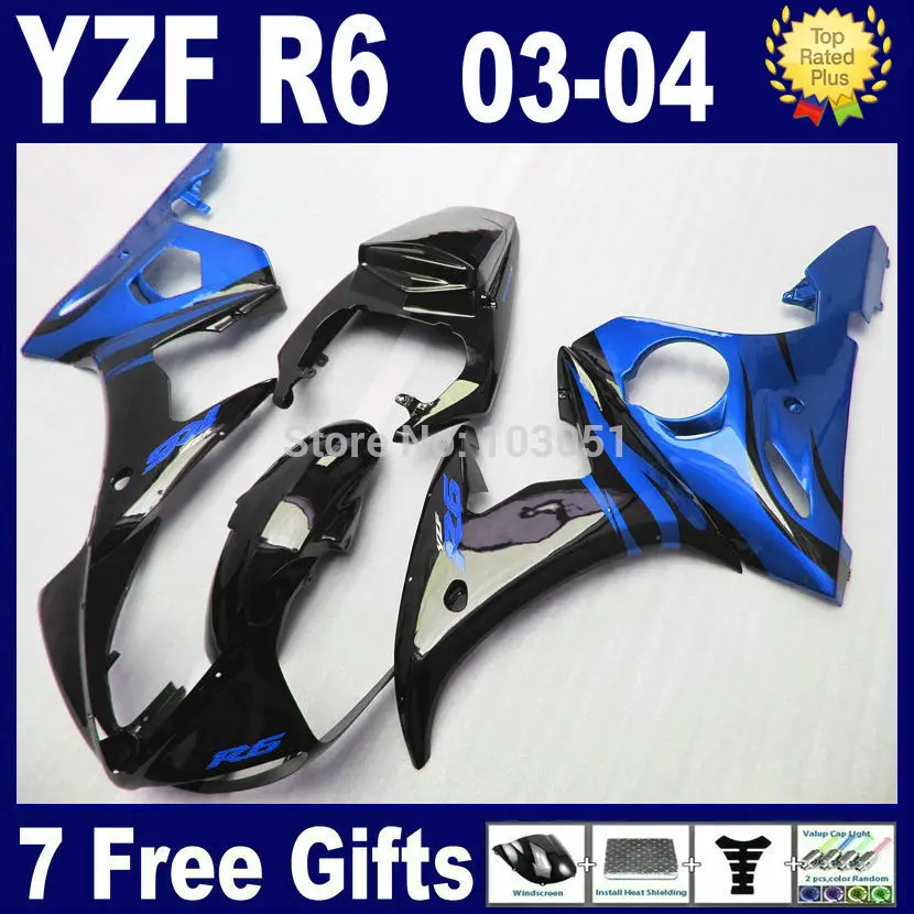 Комплект обтекателей для мотоциклов из АБС-пластика Yamaha YZF R6 2003 2004 2005 R 03 04 05