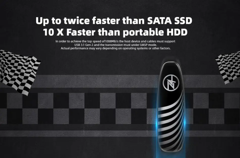 KingSpec внешний SSD 128GB 256GB USB 3,1 type-C Gen2 портативный SSD 500GB 512GB 1 ТБ PCI-e Gen3 хранение HD для ПК/ноутбука