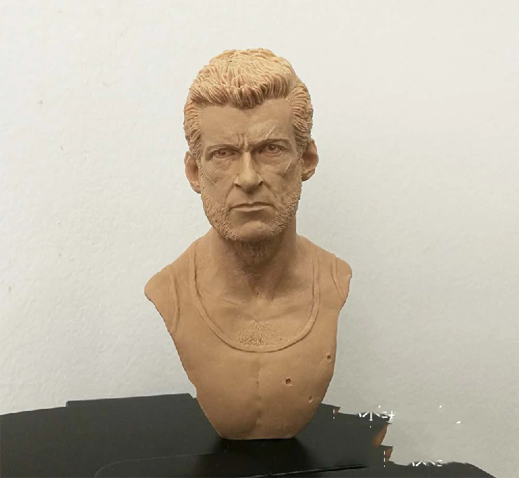 13 см 1/4 масштаб Logan Howlett Джеймс Смола неокрашенные модели бюста битва повреждения