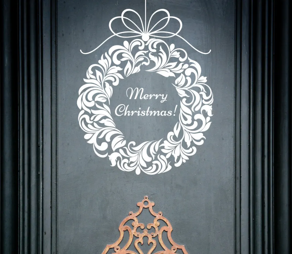 YOYOYU Merry Christmas наклейки на стену Happy для Винил Съемный Наклейка двери декор окна