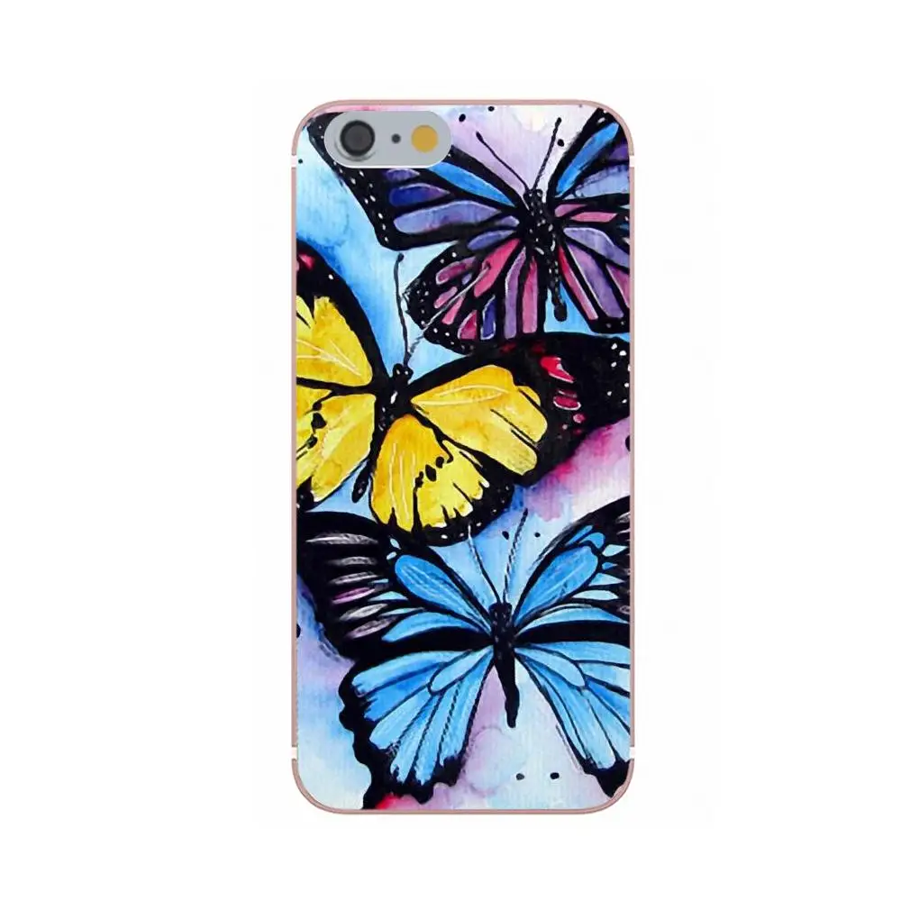 Oedmeb бабочка ТПУ дизайн для Apple iPhone 4 4S 5 5C 5S SE 6 6S 7 8 Plus X LG G3 G4 G5 G6 K4 K7 K8 K10 V10 V20 |
