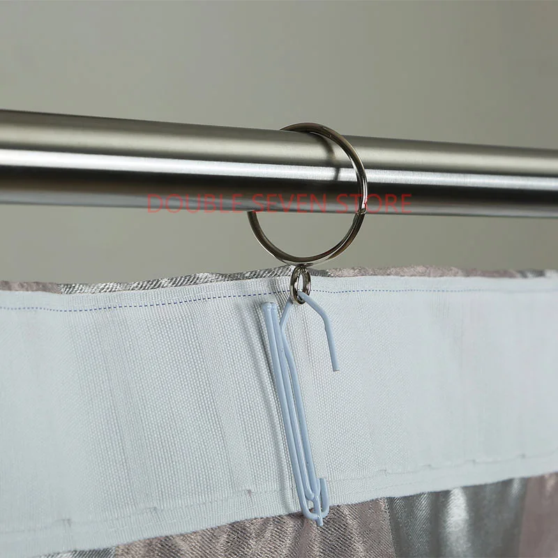 Круглые крючки для душевой занавески из нержавеющей стали 12 шт. 5 см