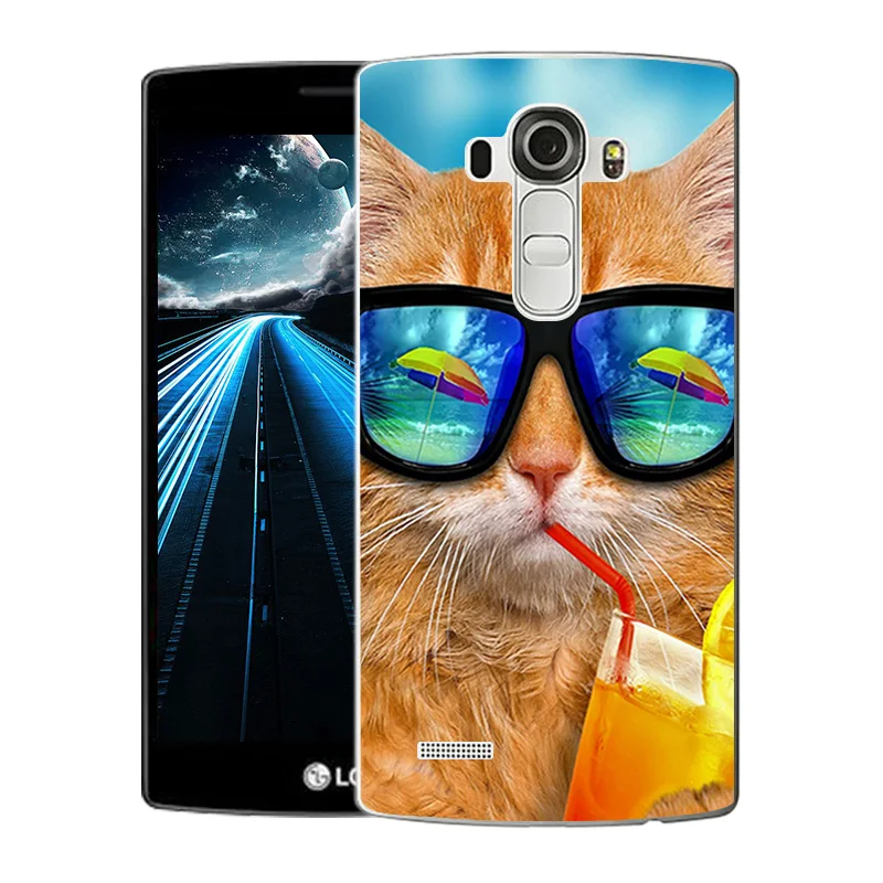 TPU Soft Cases For LG G4 H815 H818 5.5&quot Transparent Scape Printed Silicone Phone Cover Fashion Case | Мобильные телефоны и
