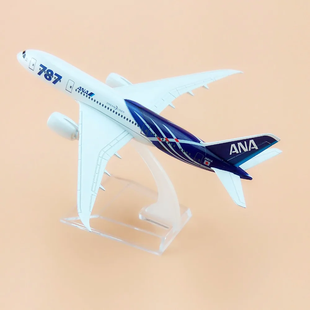15cm Alloy Metal Air Japan Airlines ANA Boeing 787 B787 8 Airways Airplane Model Plane Model W Stand Aircraft Gift