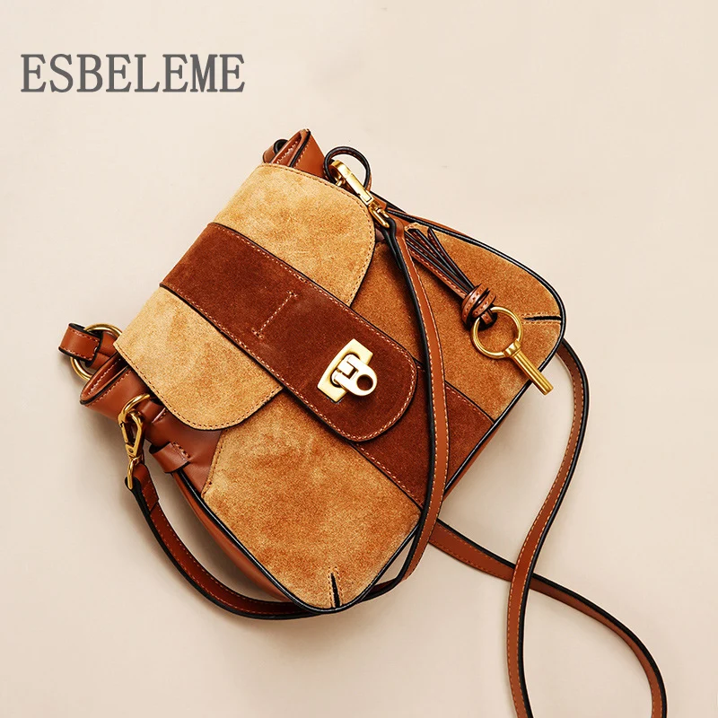 Роскошные женские сумки через плечо из 2019 натуральной кожи на одно для женщин