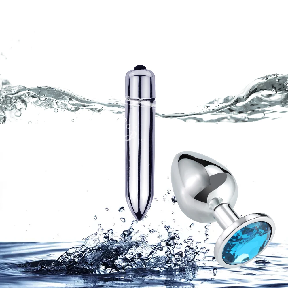 Гладкий сенсорный анальные игрушки Металлическая Анальная пробка мастурбатор