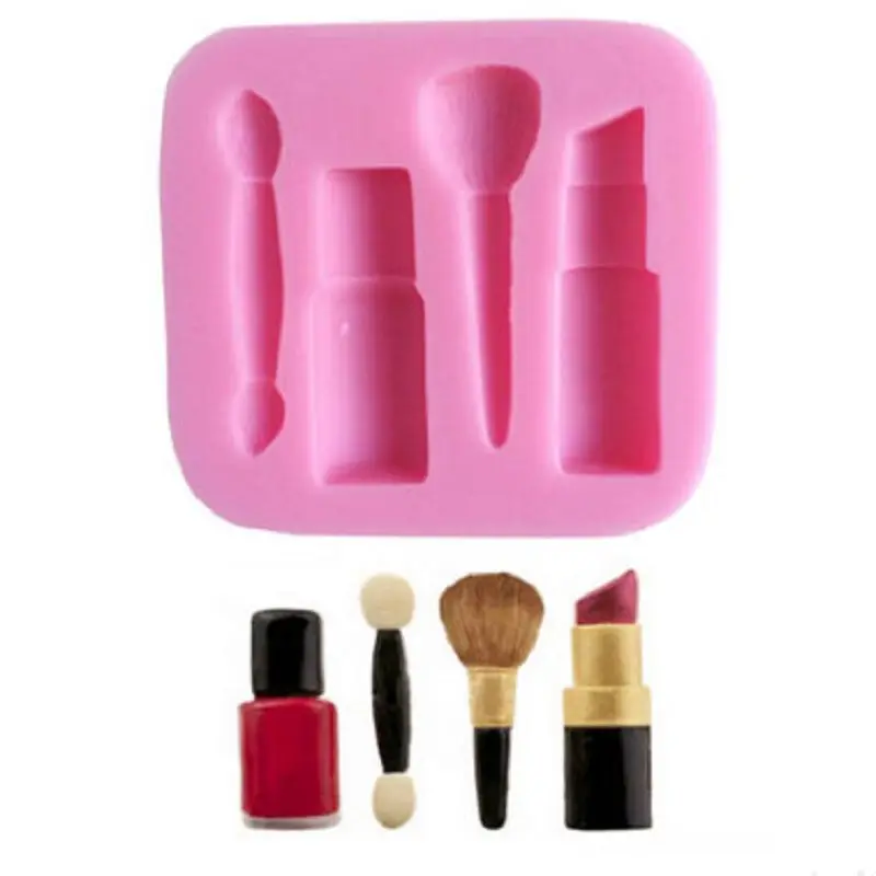Инструменты для макияжа дизайнерские формы помады помадки торта 3D Силиконовое