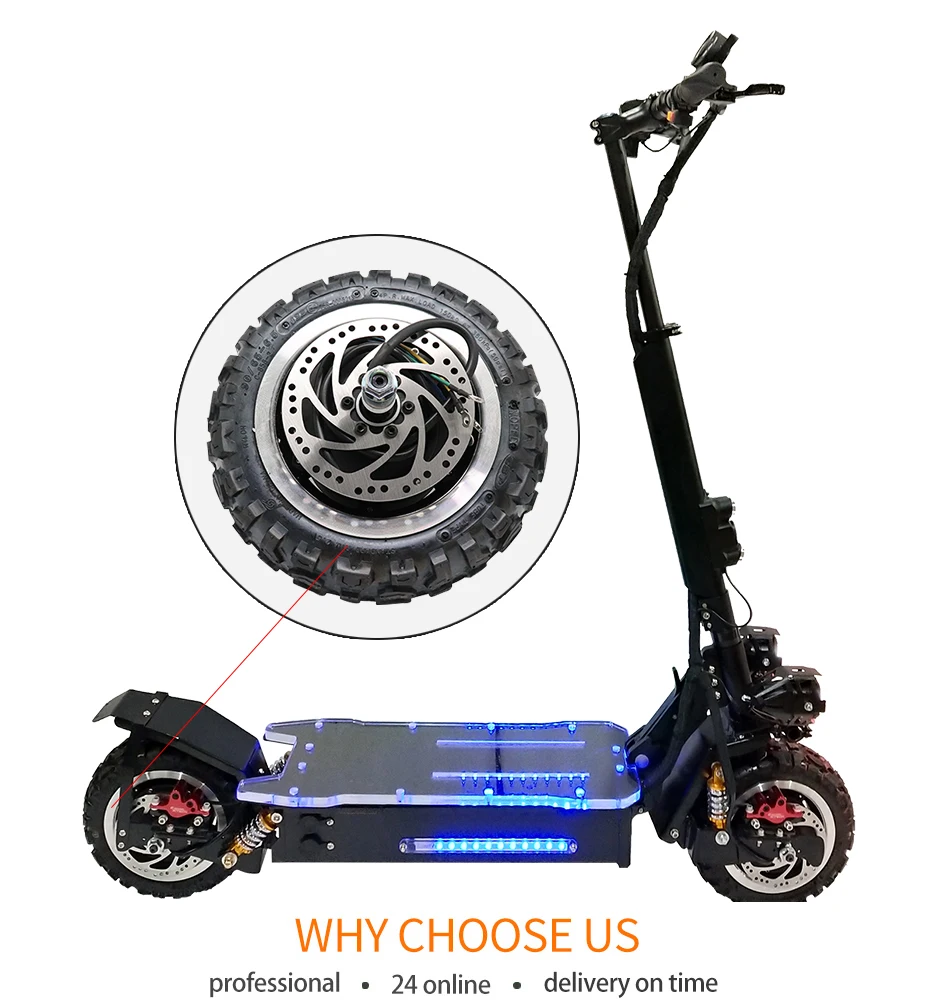 Электрический двигатель ступицы двигателя 60 в 1600 Вт колеса Hoverboad скейтборд аксессуары электрический скутер Мотор внедорожный/Дорожный шины eScooter