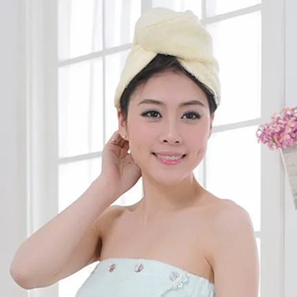 Полотенце из бамбукового волокна для сухих волос полотенце бамбука с банным