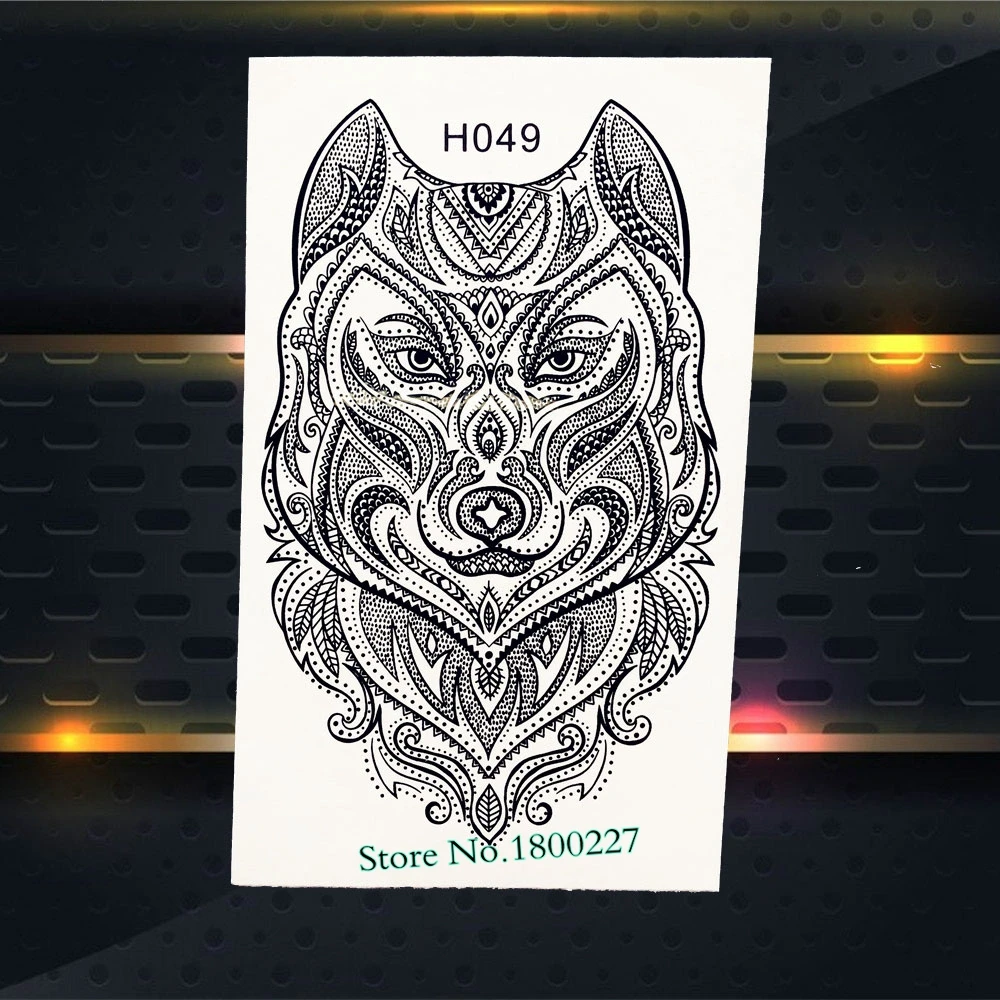 1 шт. хорошего качества Золотая татуировка наклейки Пистолет Дизайн PAQ 1007