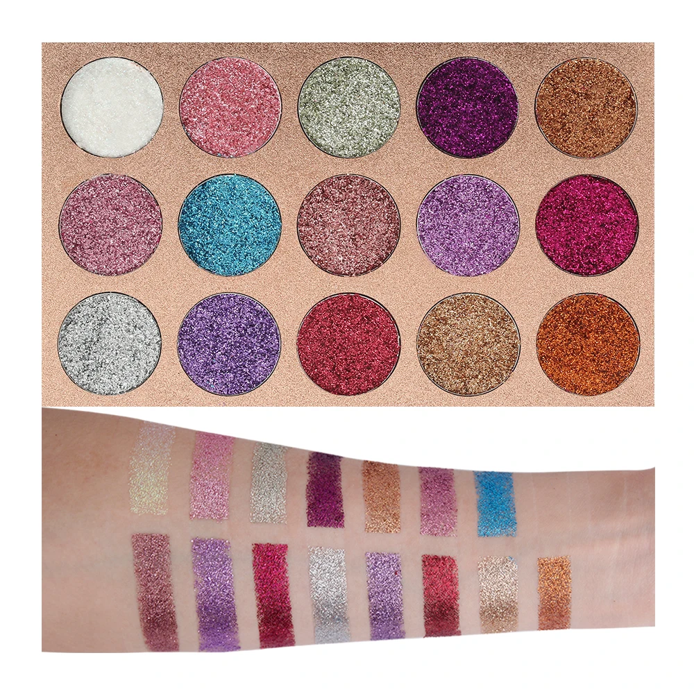 Красочные Тени для век BEAUTY GLAZED палитра стойких теней легкие в нанесении тени