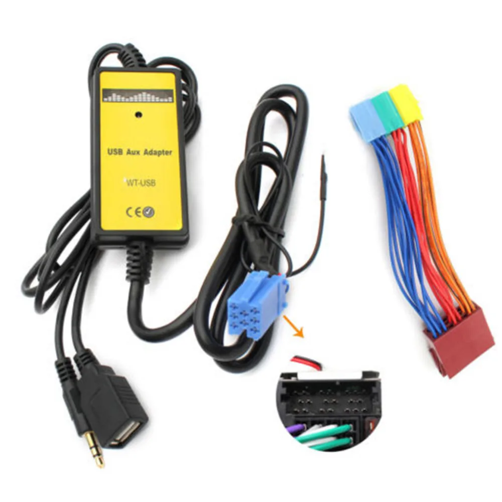 Новинка 2017 года автомобиль CD MP3 USB Интерфейс адаптер Вход AUX IN для A2 A4 A6 S6 A8 TT S4 S8 с