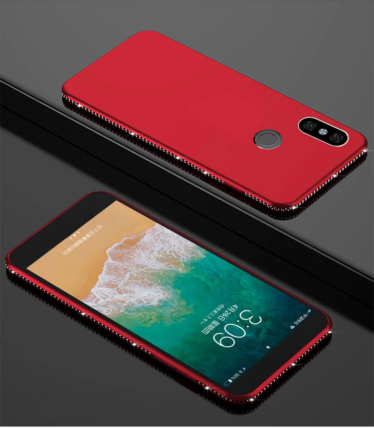 Чехол для Redmi Note 5 чехол Xiaomi блестящий с бриллиантами Pro Global 99 дюйма | Мобильные