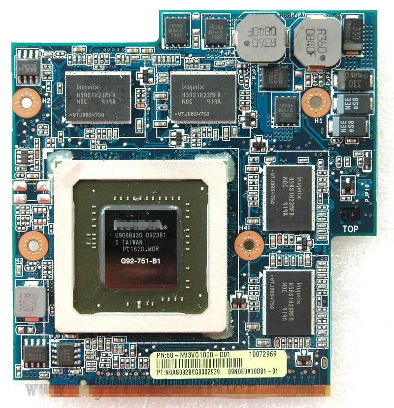 N V I D Я GeForce GTX 260 м GTX260M DDR3 1 ГБ MXM 3 Графика видео карты для S U G51J G60J G60JX G60VX G51VX G71GX