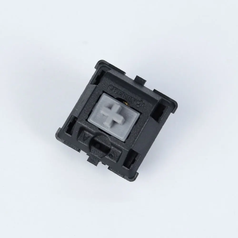 Linear Grey switch Оригинальная механическая клавиатура Cherry mx с 3 контактами, коричневый, синий, красный, белый, прозрачный серебристый, черный, серый, зеленый, переключатели - Цвет: Linear Grey switch