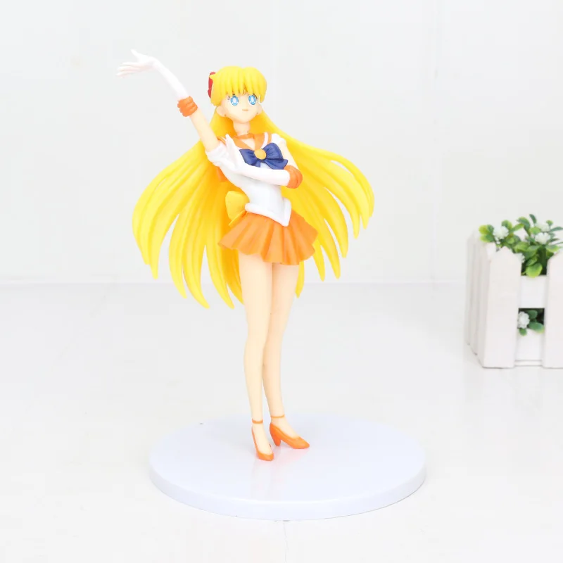 2 bag Фигурка Сейлор Мун 16 см Tsukino Usagi Mercury Mars Venus Jupiter Chibiusa Meiou Setsuna Kaiou фигурка украшения торта ПВХ Модель - Цвет: 2 bag