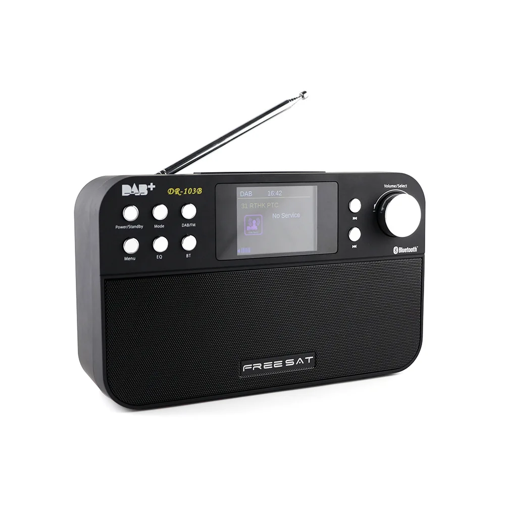 Freesat DR-103 DAB +/FM RDS диапазона волн радиоприемник 2 4 &quotTFT-LCD Цвет Дисплей цифровое