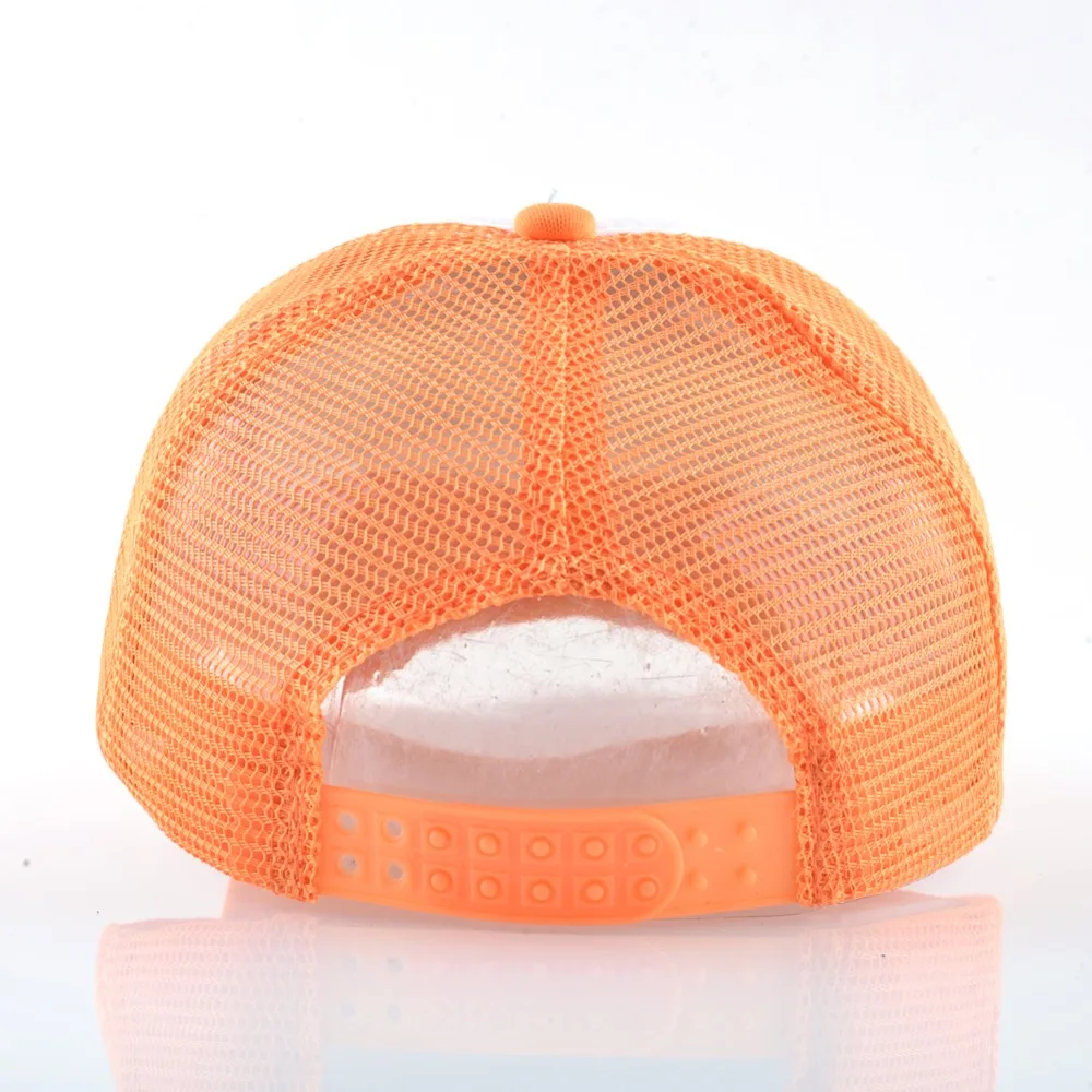 Детская бейсбольная кепка детские летняя дышащая сетчатая модная с буквенным