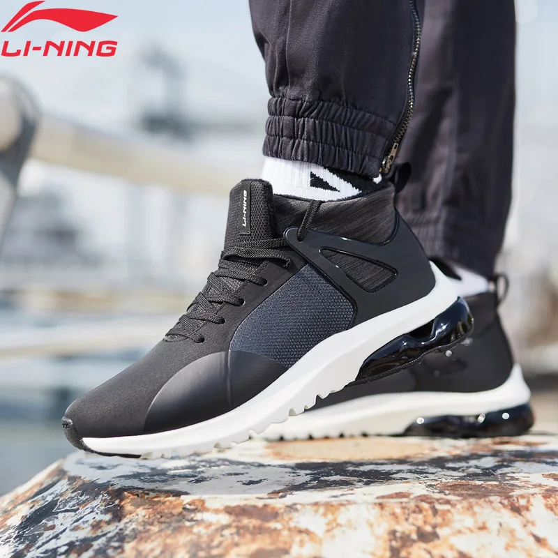 (Код Break) Li Ning Мужская обувь BUBBLE UP II MID Lifestyle с мягкой дышащей подкладкой li ning