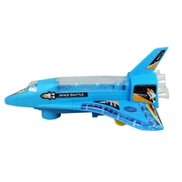 the shuttle electric toy plane music lighting airplanes children educational toys model plastic 3 years old battery operated