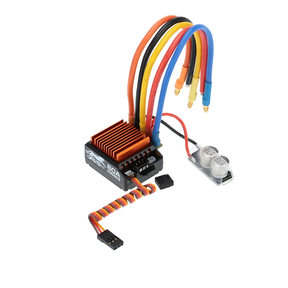 SkyRC 13 5 T 2590KV 2 P бесщеточный двигатель с датчиком + CS60 60A бесколлекторный датчик ESC