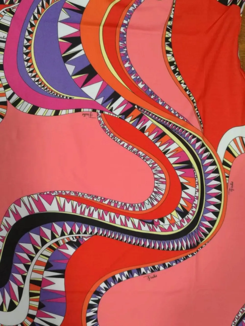 Женское эластичное платье из Джерси подиумное шелковое с геометрическим принтом