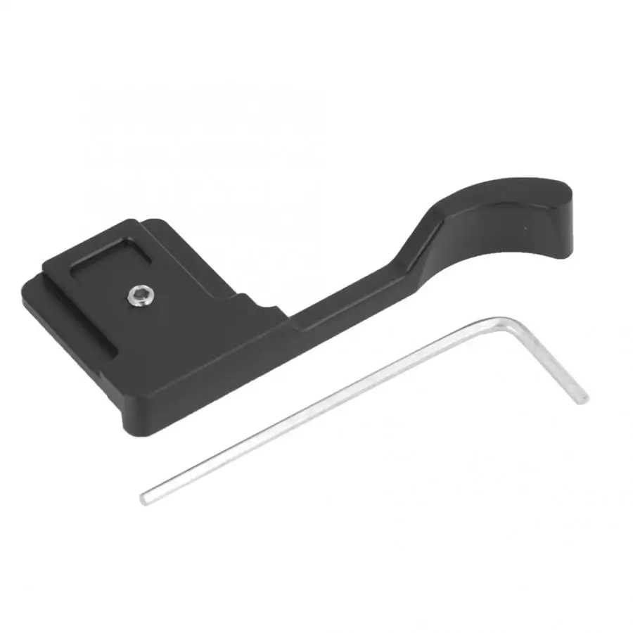 Легкая мини пластина для камеры черная металлическая ручка с большим пальцем