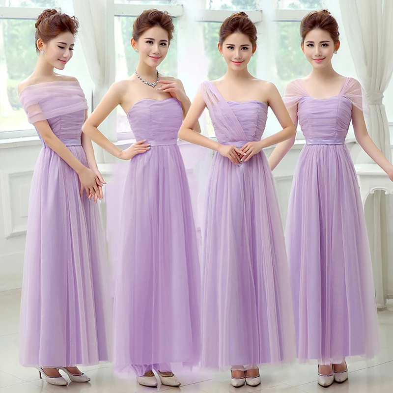 Новинка 2017 Платья для подружек невесты товар в наличии недорогой фатиновый