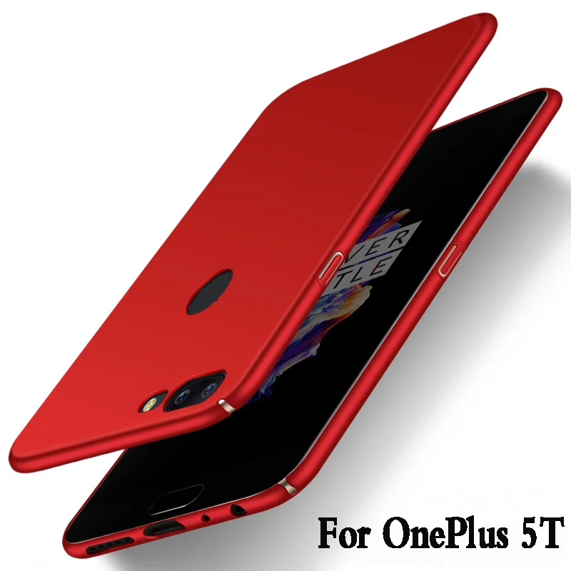 KBUBYT Роскошный чехол для oneplus 5t Высокое качество матовая задняя крышка A5010 360