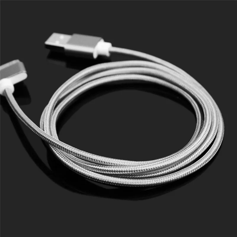 USB кабель нейлоновая оплетка 2A кабель передачи данных для быстрой зарядки для iPhone 4 4S 3GS iPad 2 3 iPod Nano itouch 30 Pin кабель-адаптер