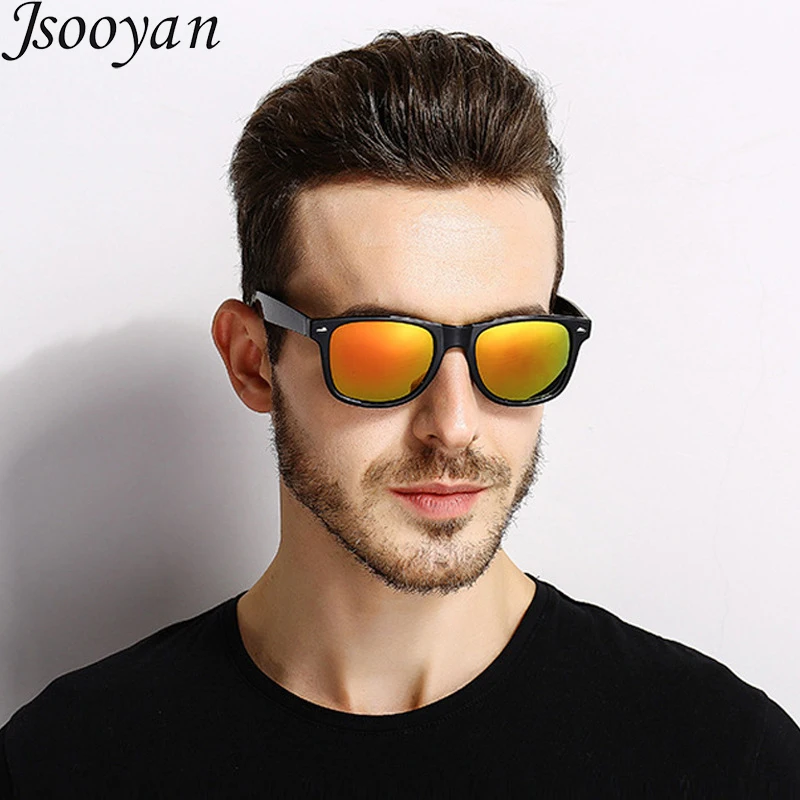 Jsooyan прямоугольные поляризованные солнцезащитные очки для мужчин модные ночного