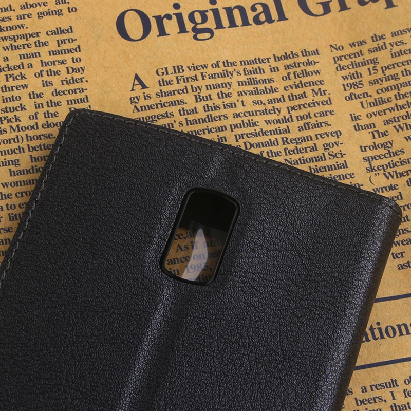 Alesser Для Doogee DG580 PU кожаный чехол откидная крышка Жесткий с окном вид новый