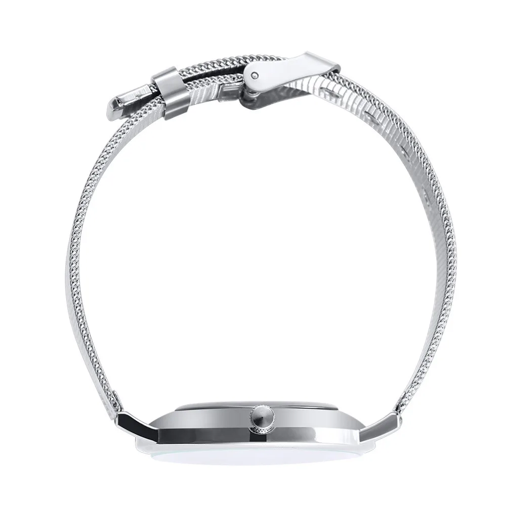 Женские часы с модным рисунком растений ремешком из легированной стали