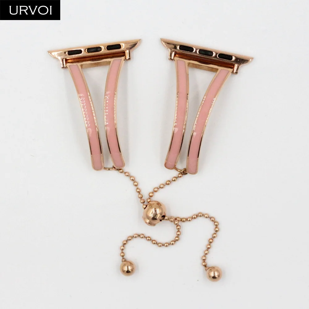 URVOI braceket для Apple Watch series 4 3 2 1 ремешок iWatch girl Женская цепочка наручная манжета из