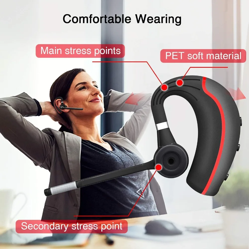 SOOPN беспроводные Bluetooth наушники Hands free гарнитура