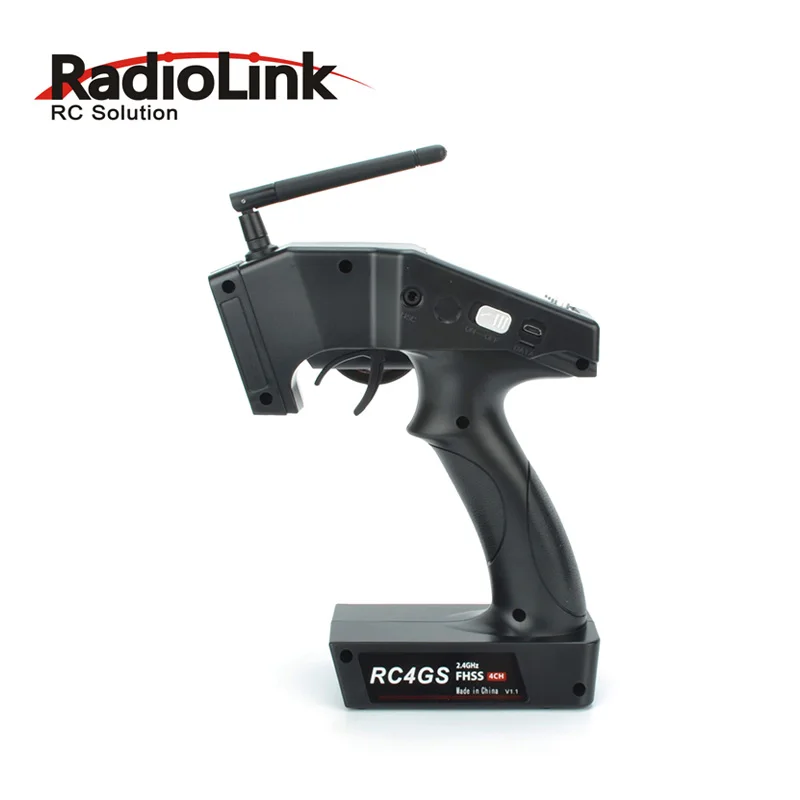 RadioLink 4 канальный RC4GS/RC4G 2 4G 4CH контроллер передатчик + R6FG гироскоп внутри приемник