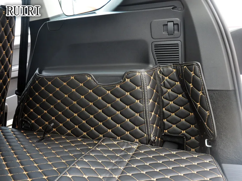 High quality! Full set car trunk mats for Volkswagen Touran 7 seats 2020 durable cargo liner boot carpets 2019-2015 |