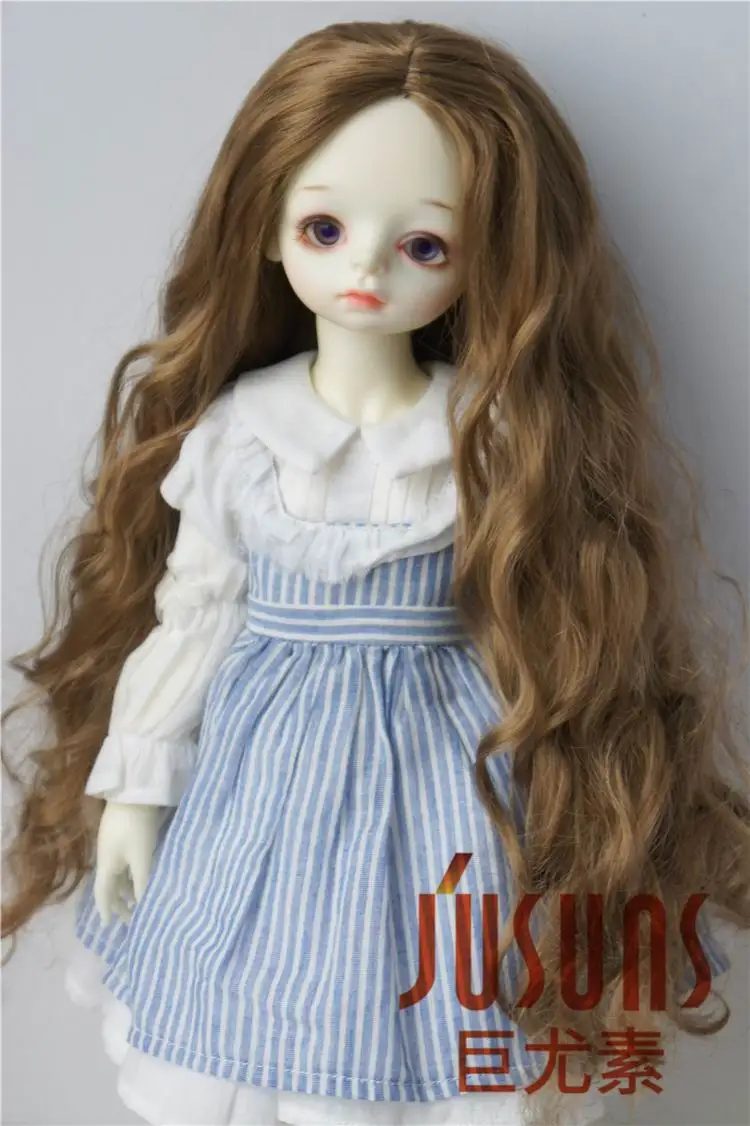 JD435 1/4 1/3 красивые длинные BJD синтетические мохеровые кукольные парики размером 7 8