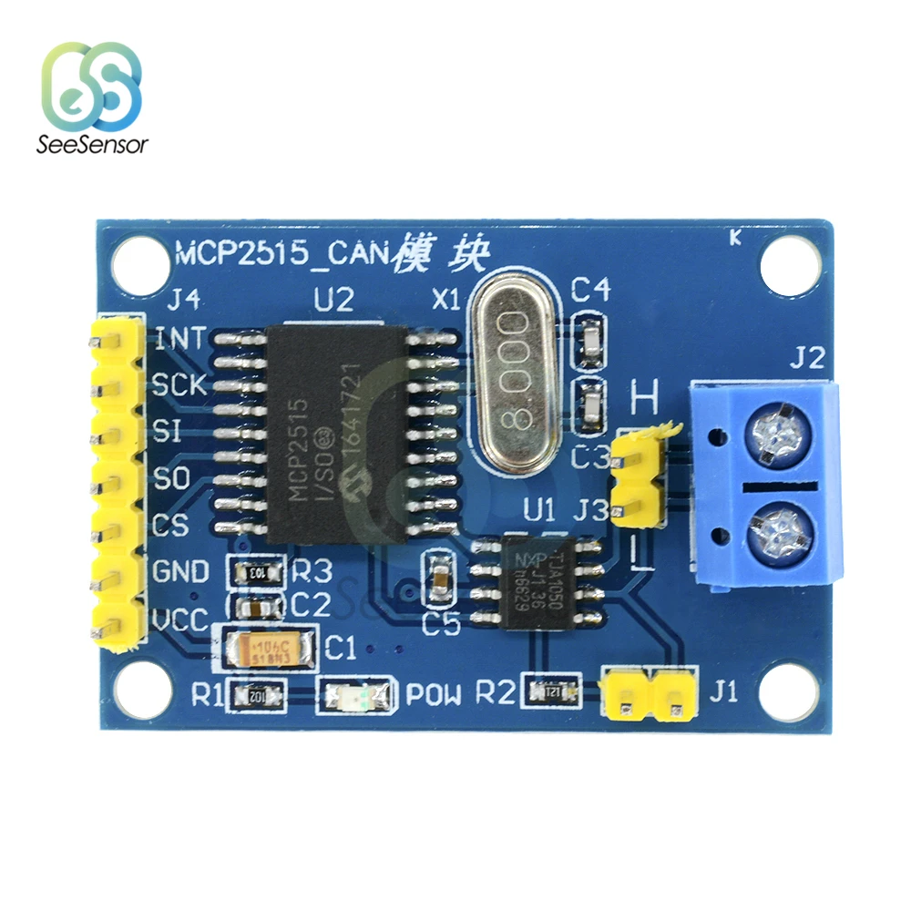 Модуль шины CAN MCP2515 TJA1050 приемник модуль SPI для arduino интеллектуальная электроника