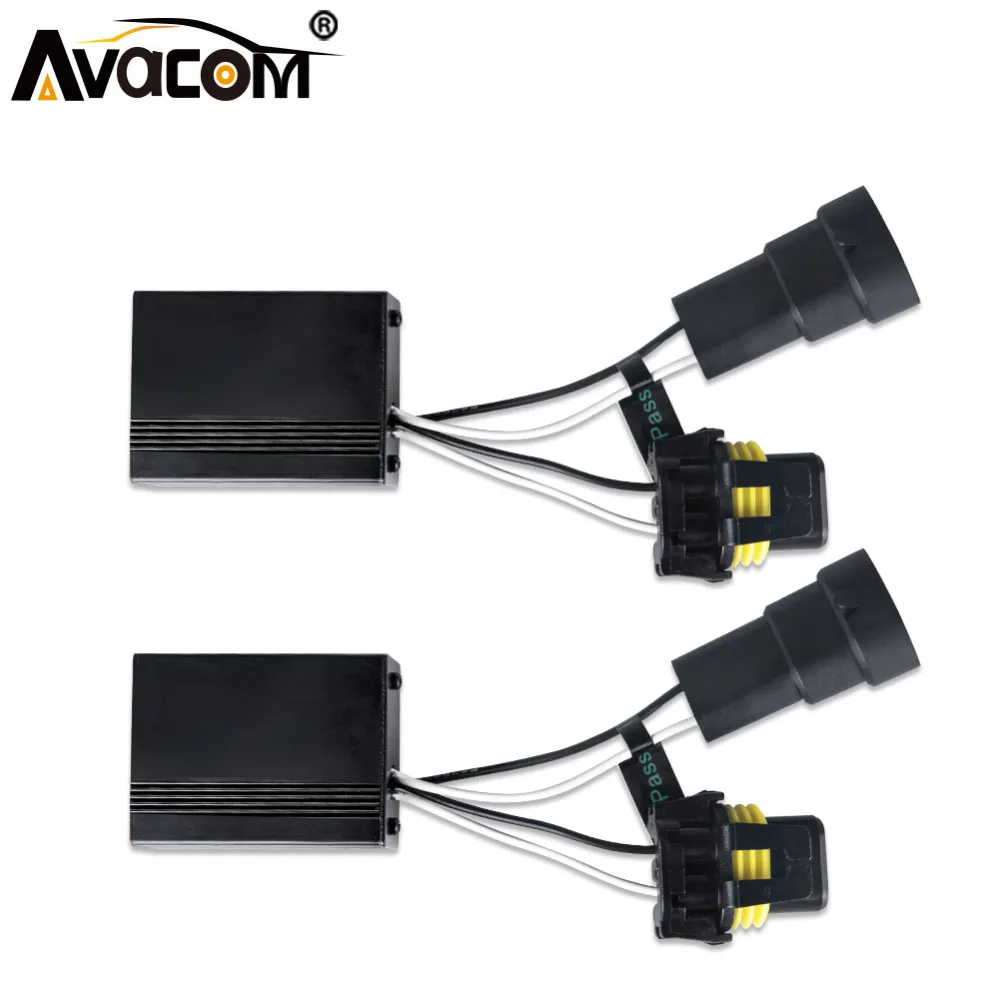 Автомобильный комплект фар Avacom 2 шт. светодиодный декодер Canbus для H1 H3 H7 H11 HB3 HB4