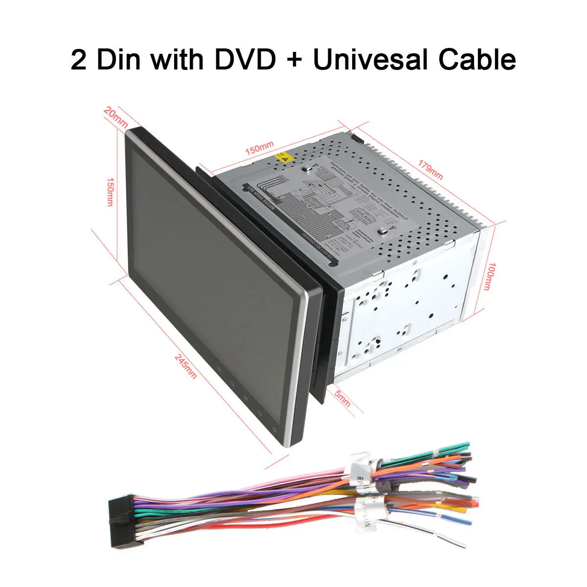 2 din Universal Owice C500 10," Универсальный 2 din автомобильный dvd радио плеер навигация gps Android 6,0 Восьмиядерный 4G LTE 2 ГБ+ 32 ГБ DAB+ TPMS Carplay - Цвет: 2 din Universal