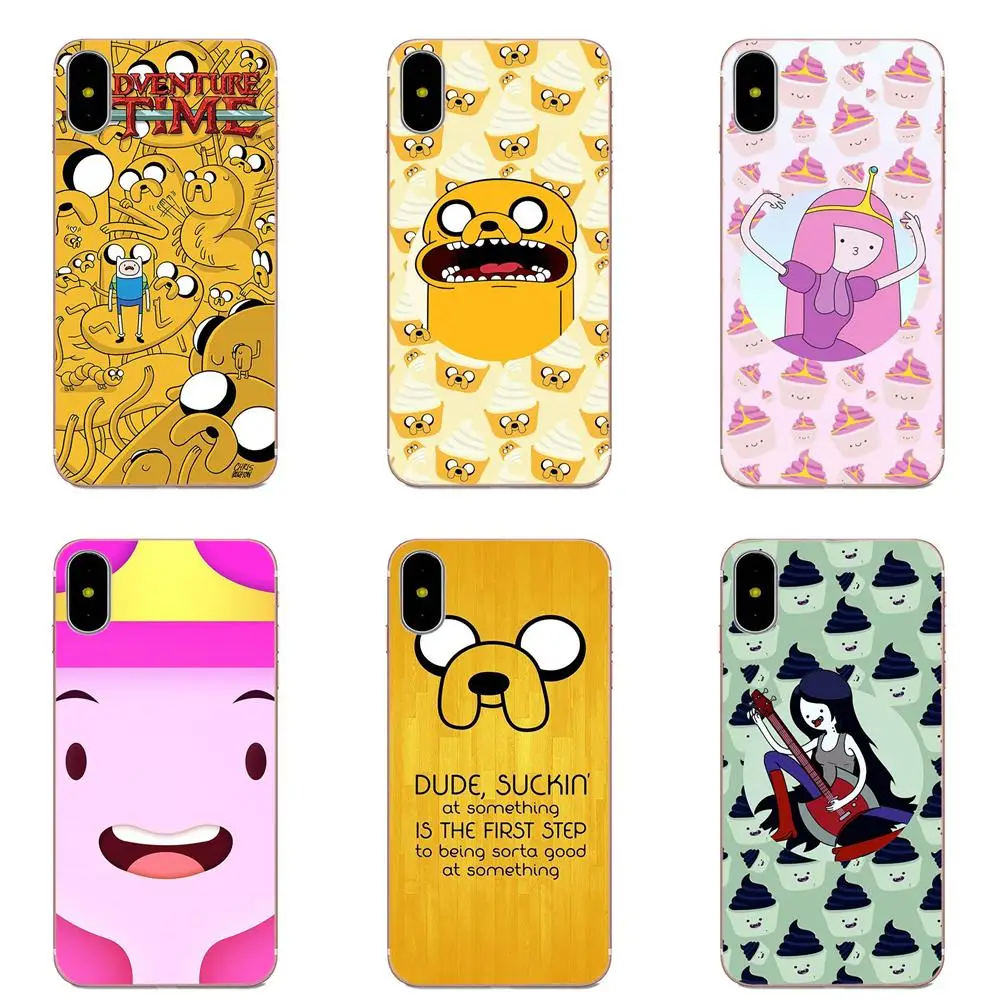 Cartoon Adventure Time For Galaxy Alpha Core Note 2 3 4 S2 A10 A20 A20E A30 A40 A50 A60 A70 M10 M20 M30 Soft TPU Fashion | Мобильные