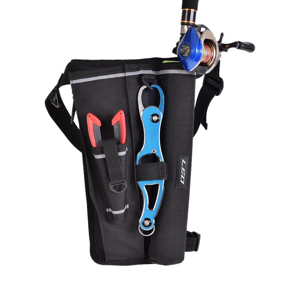 Сумка держатель для удочки сумка снастей чехол на бедро поясная рыбалки открытом
