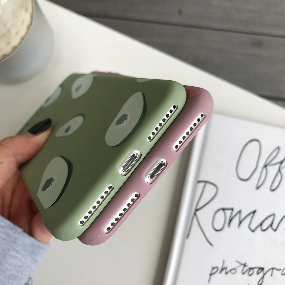 KISSCASE Ultra Slim Silicone Case For iPhone 7 XS Max Xr 8 6S 6 Plus Fruit TPU Soft XR MAX X 5 5S SE Fundas |