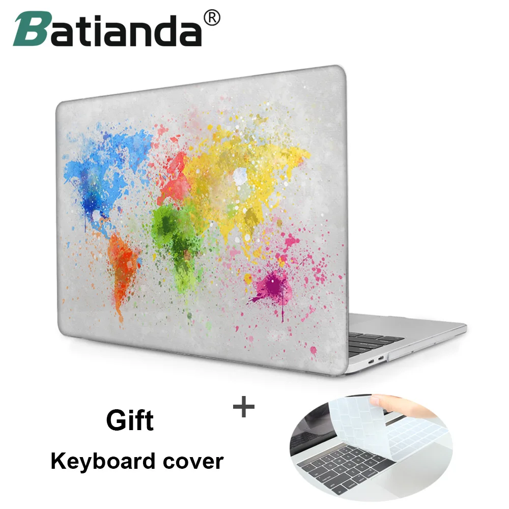 Для MacBook pro 13 15 2018 2016 2017 чехол с/non Touch Bar A1706 A1708/ноутбук принт Чехол Air Pro retina 3 &quot15