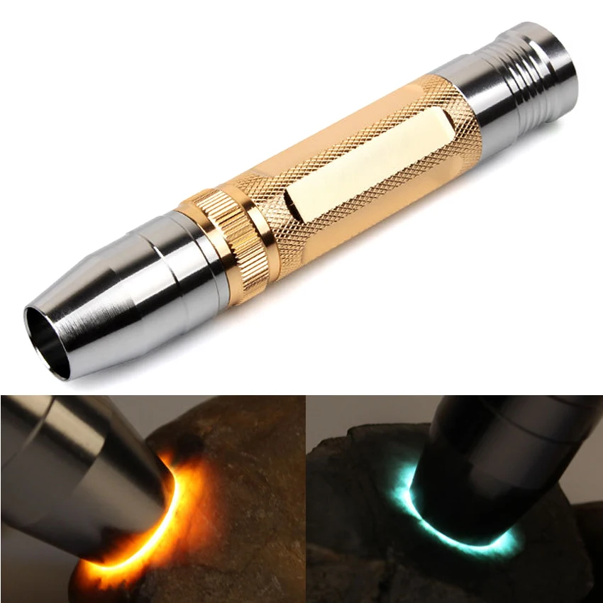 Светодиодный белый желтый свет светодиодный фонарик Ручной Портативный 18650 torcia