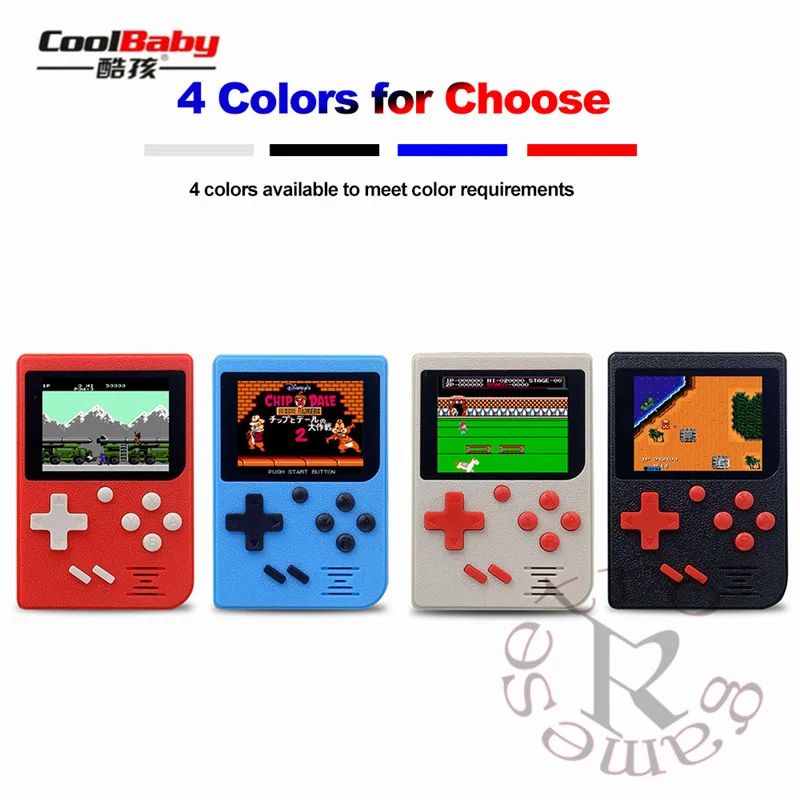 Портативная игровая консоль Q6 AV Out не геймпад аккумулятор 800 мАч 129 встроенных