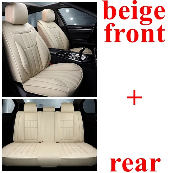 Чехол на Автокресло для Chevrolet Lacetti Aveo Cruze Captiva Cavalir Malibu Orlando Alero Epic Trax Lova RV SPARK Impala Niva болт ss - Название цвета: beige standard