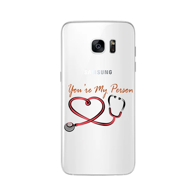 TPU Чехлы для Samsung Galaxy S6 S7EDGE S8 S9 S10PLUS M10 M20 Мягкий ТПУ ты мой человек для Fundas GREYS Anatomy чехол для телефона - Цвет: TPU